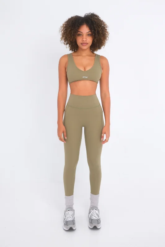 Super Savings Alpine Pocket Leggings - Olive