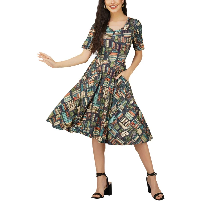 Best Deals Botanical Library Twirl Dress