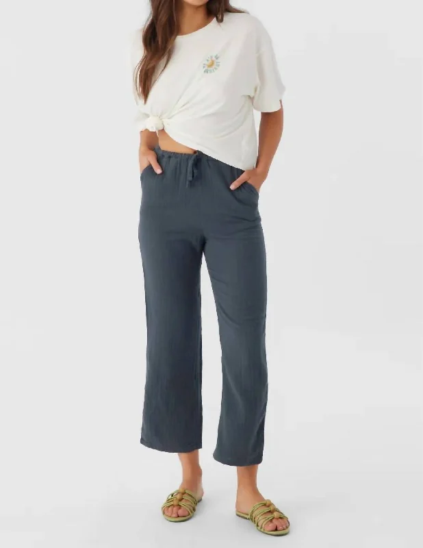 Reduced Prices Brenda Double Gauze Pants In Slate