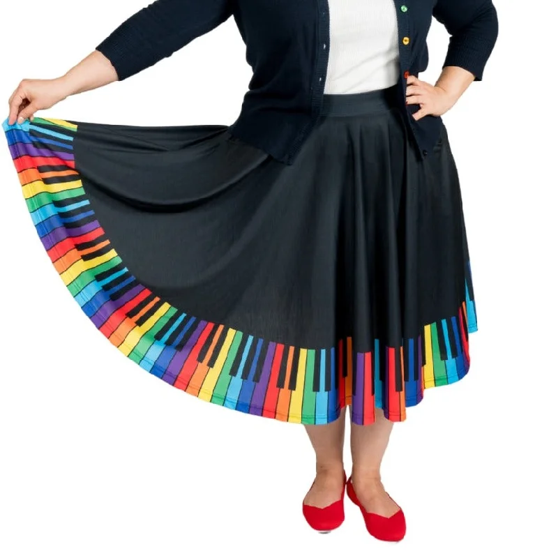 Buy More, Save More Chromatic Scales Twirl Skirt