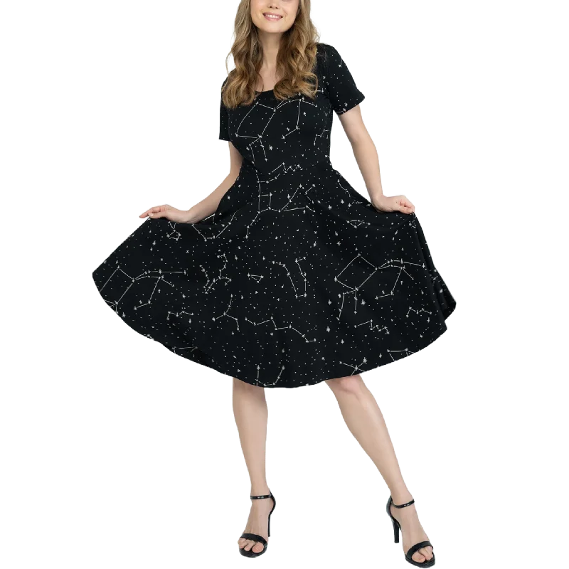 Super Sale Constellations Glow-in-the-dark Twirl Dress
