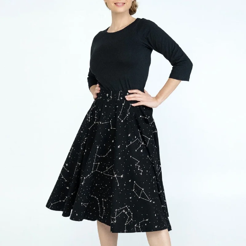 Stock Clearance Constellations Glow-in-the-dark Twirl Skirt