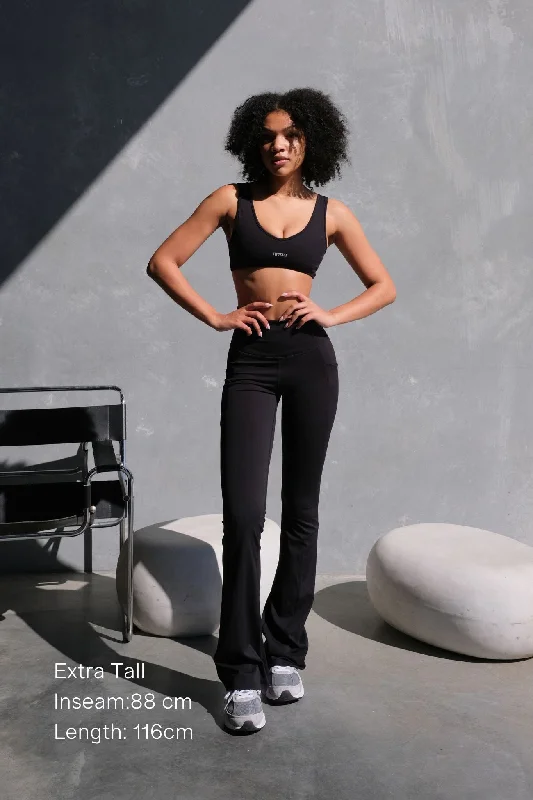 Online Exclusive Daze Flare Pocket (Extra Tall) Leggings - Black