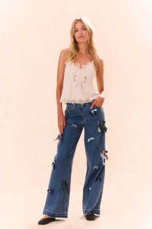 Great Bargains Dessa Bow Jeans