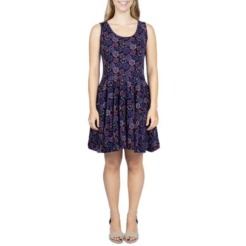 Instant Discount Dice Skater Dress