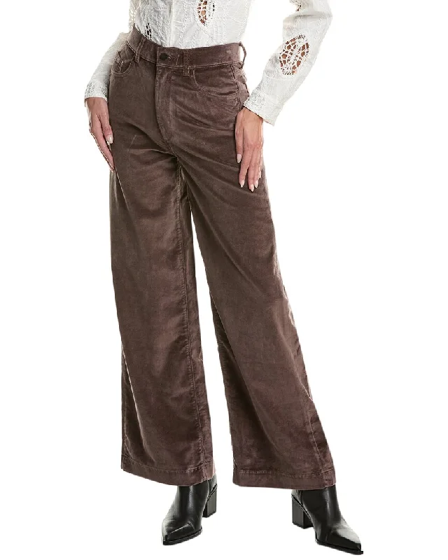 Special Discount DL1961 Hepburn Pearl Grey Wide Leg Jean