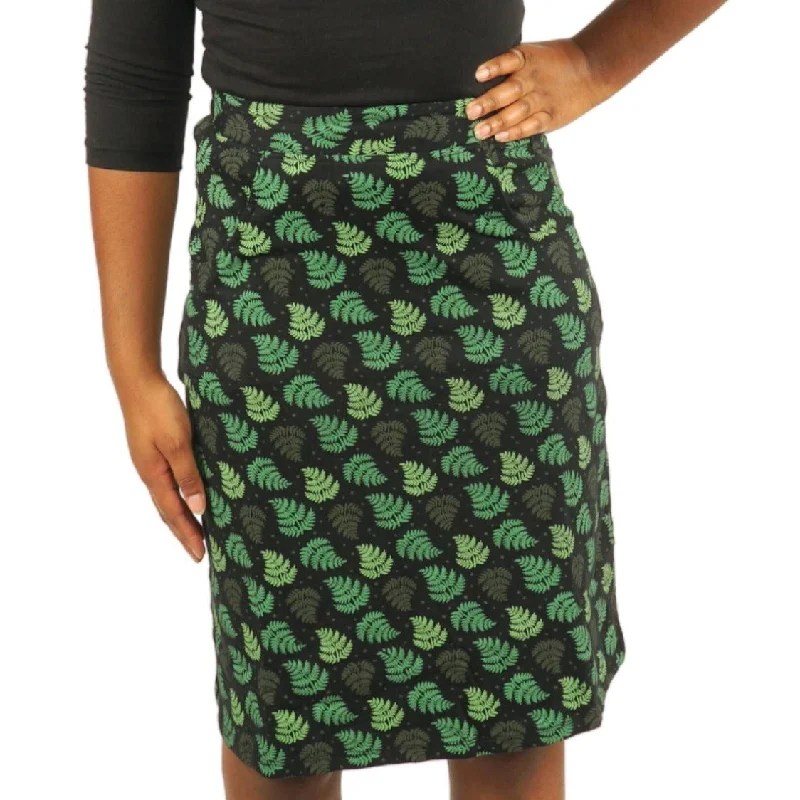 Hot Deal Ferns A-Line Skirt [FINAL SALE]