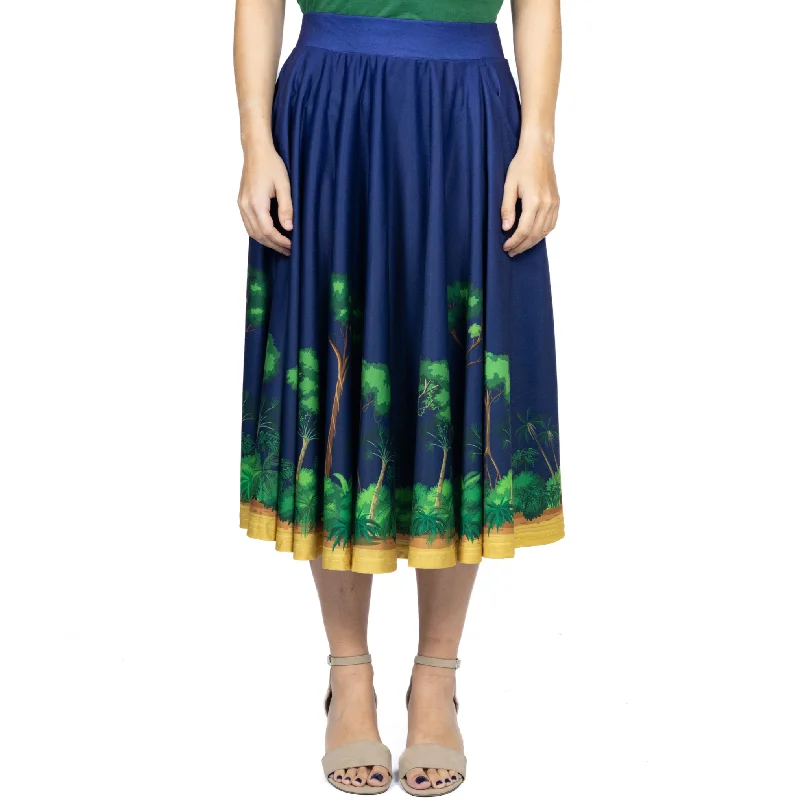 Final Markdown Forest Layers Twirl Skirt