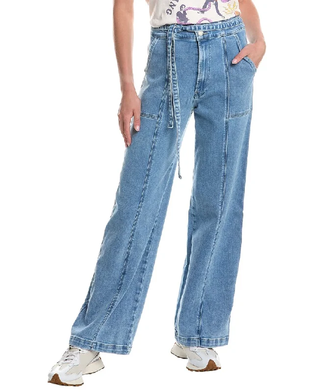 Closeout Sale HUDSON Jeans Tie-Waist Wide Leg Trouser