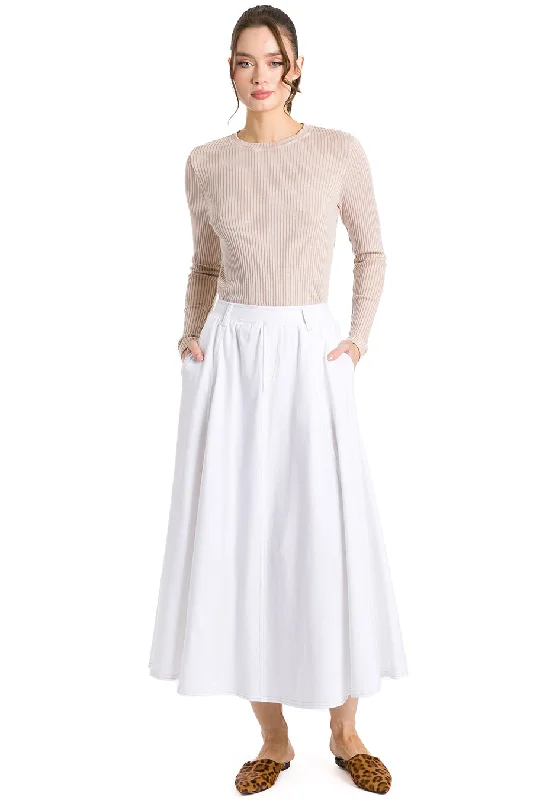 Closeout Jean Panel Midi Skirt