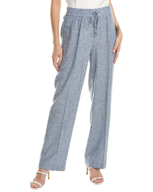 New Markdowns Jones New York Drawstring Linen-Blend Pant