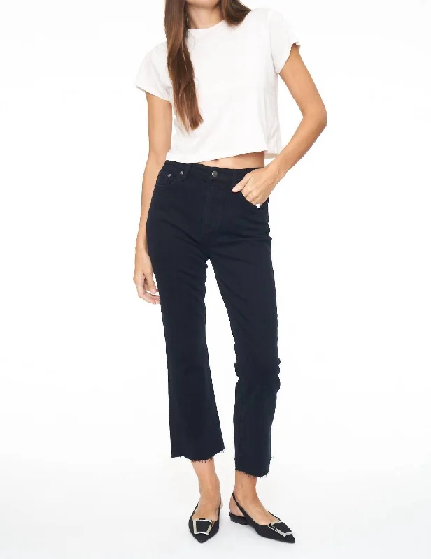 Price Drop Lennon High Rise Crop Boot Jeans In Abyss
