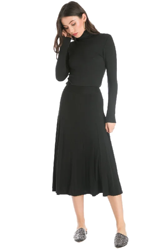Price Drop Luxe Princess Panel Midi Skirt
