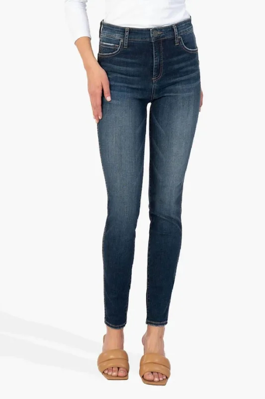 Deal of the Day Mia High Rise Fab Ab Slim Fit Skinny Jeans In Legacy Wash