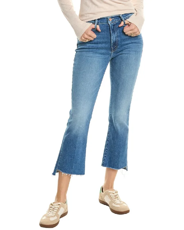 Closeout MOTHER The Insider Step Fray Different Strokes Crop Jean