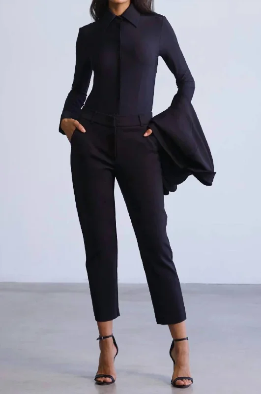 Shop and Save Neoprene Ceo 7/8 Trouser In Black