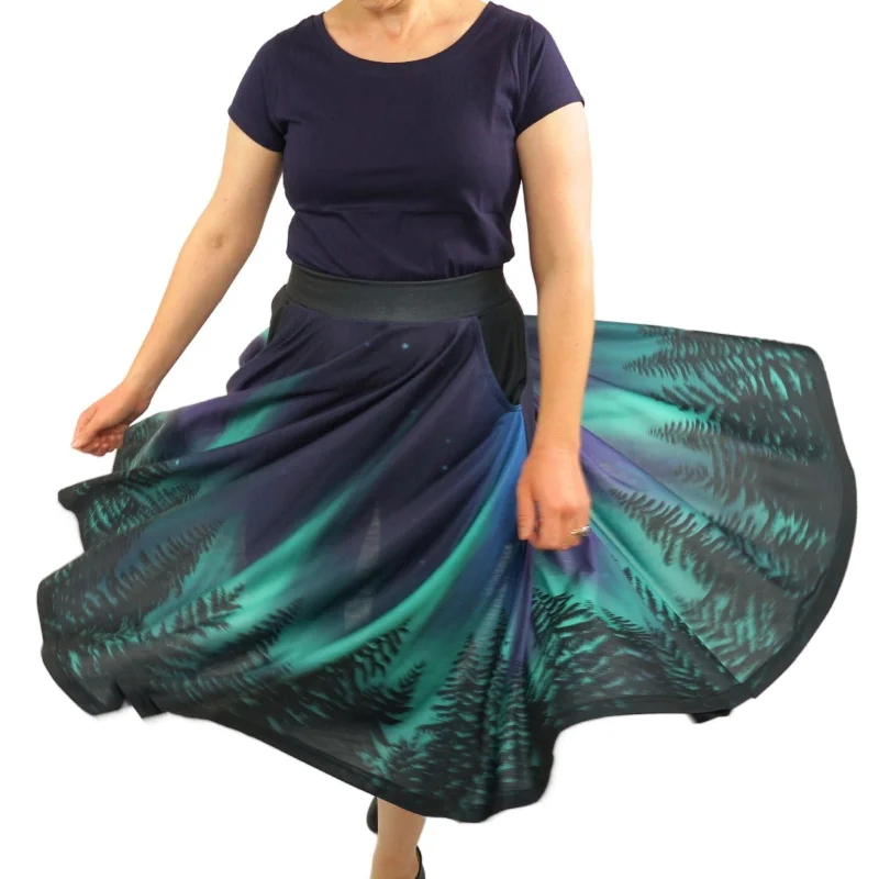 Value Deals Northern Lights Twirl Skirt