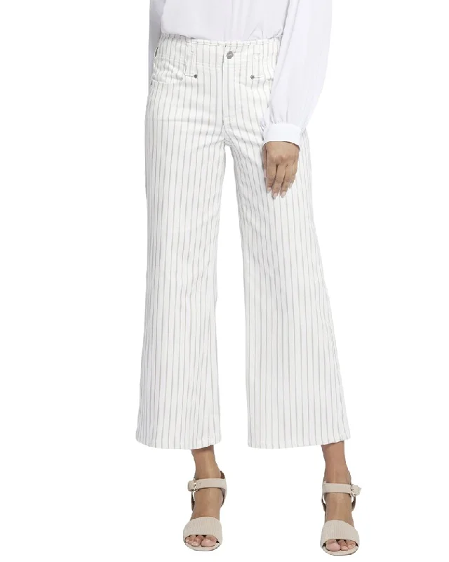 Epic Deals NYDJ Teresa Beach Cruise Stripe Wide Leg Jean