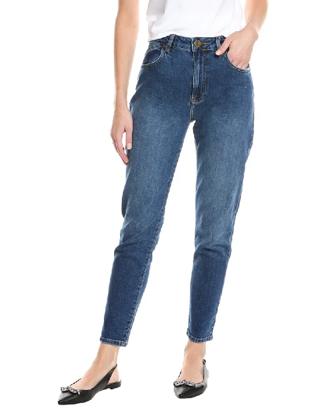 Low Prices One Teaspoon Legends Power Blue High Waist Mom Jean