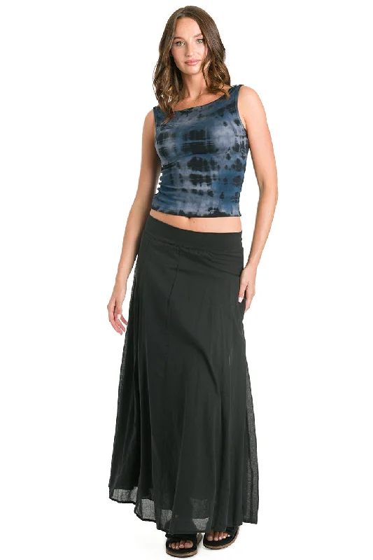 Act Fast Panel Maxi Voile Skirt
