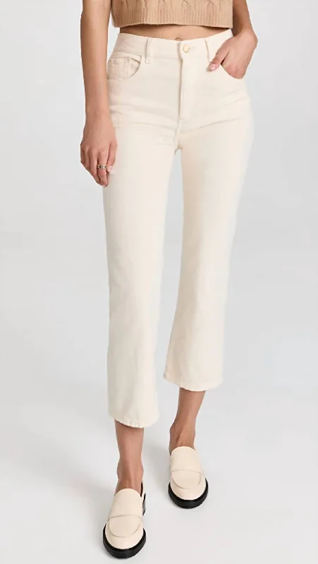 Exclusive Deal Patti Straight High Rise Vintage Ankle In Manilla