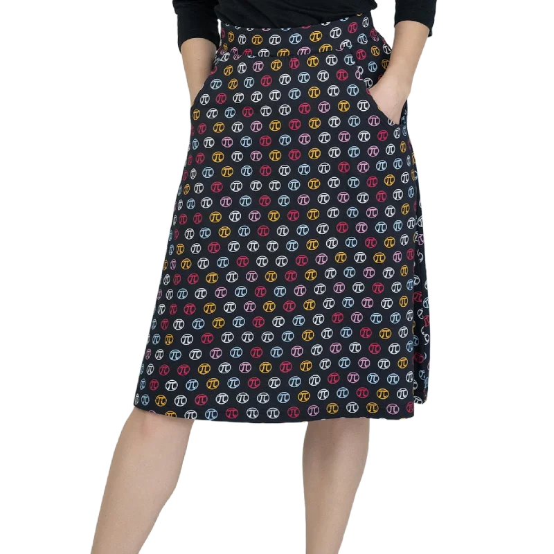 Exclusive Deal Pi Icon A-Line Skirt [FINAL SALE]