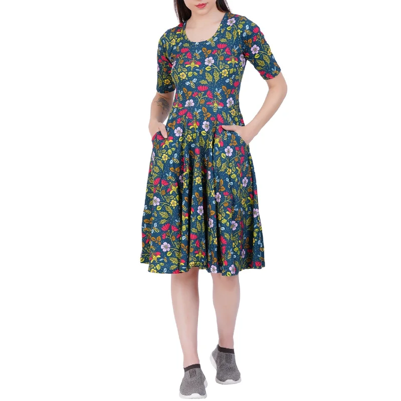Extra Savings Pollinator Twirl Dress
