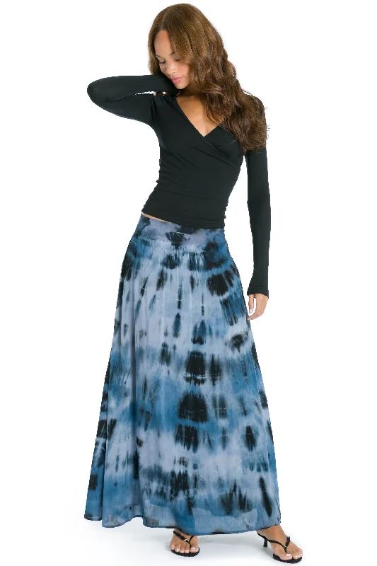 Take Advantage Pull-On Double Layered Maxi Skirt