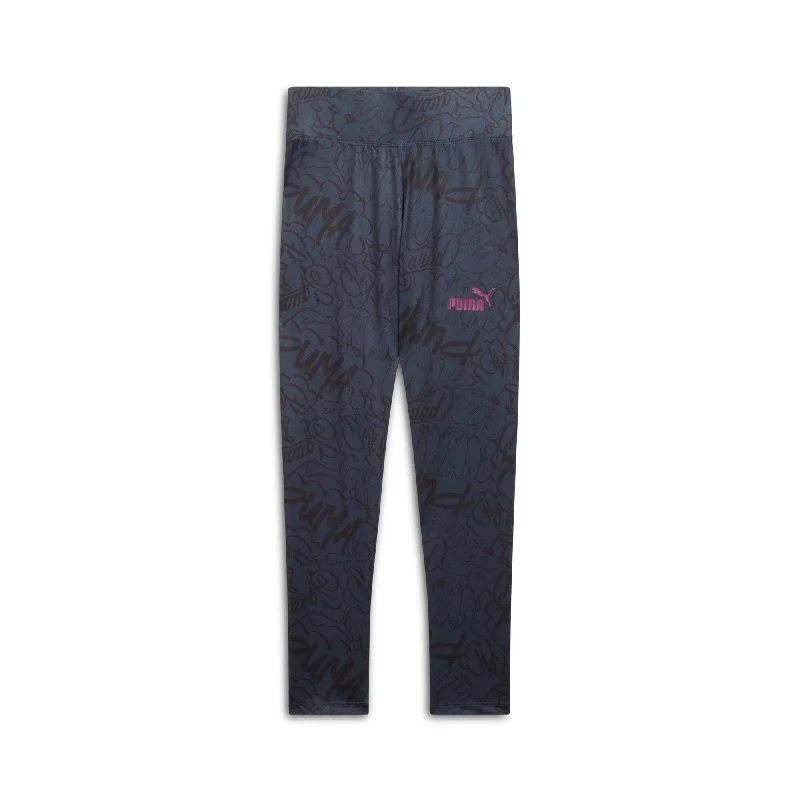 Shop and Save PUMA Big Kids' Girls' Vibe Check Leggings