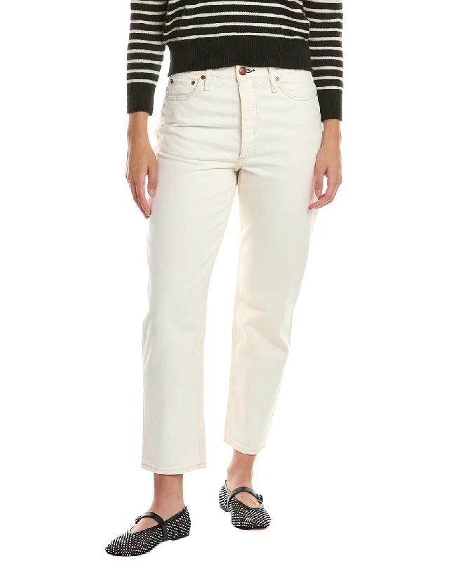 Midnight Madness rag & bone Alissa Ecru Baggy Jean