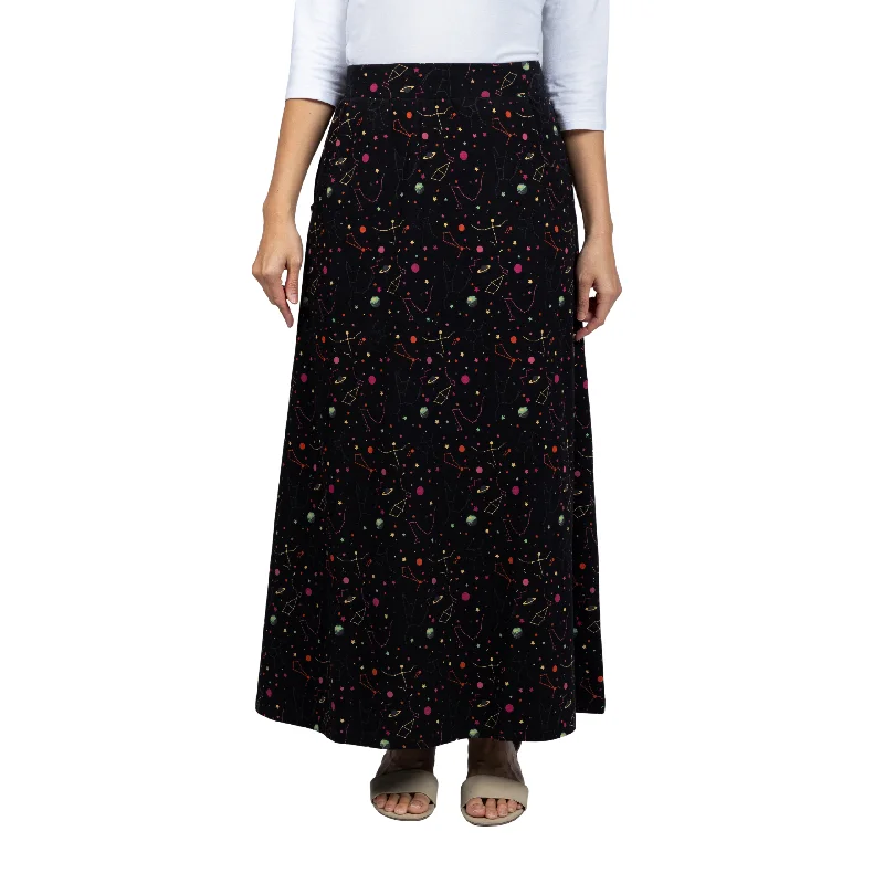 Major Savings Rainbow Constellations Glow-in-the-Dark Maxi Skirt