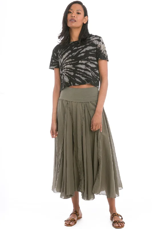 Instant Savings Rolldown Diamond Voile Skirt