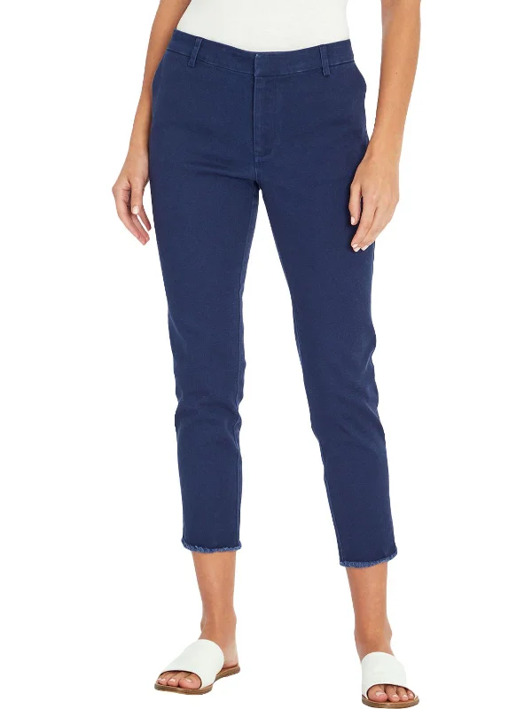 Major Savings Sonoma Womens Raw Hem Mid-Rise Cropped Pants