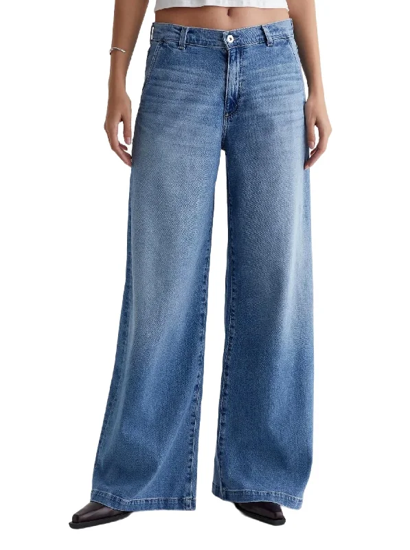 Sale Event Stella Low Slung Palazzo Jeans In Dune