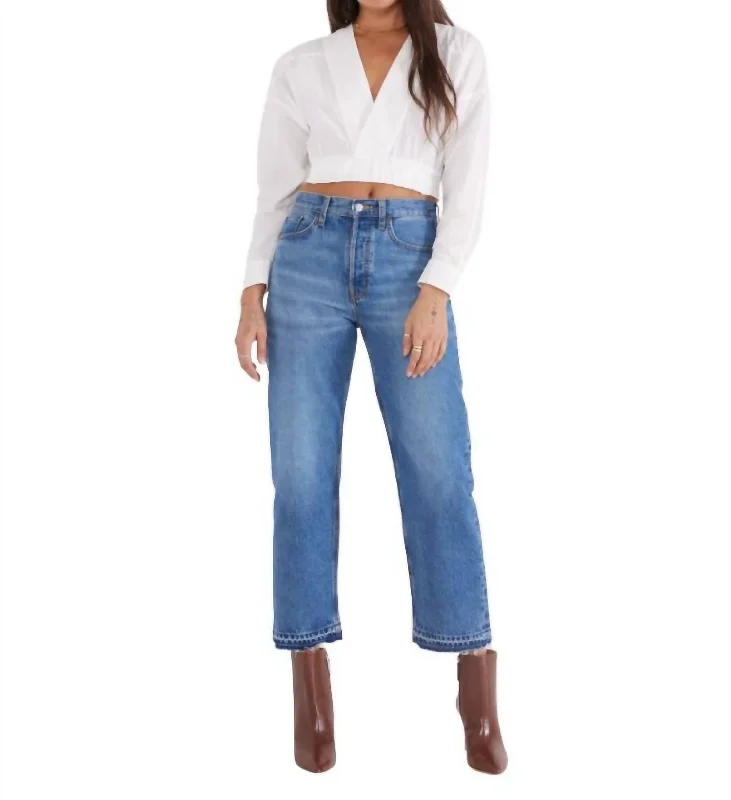 Best Seller Tyler Straight Crop In Cielo