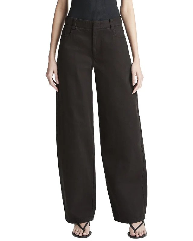 Vince Washed Twill Wide Leg Pant