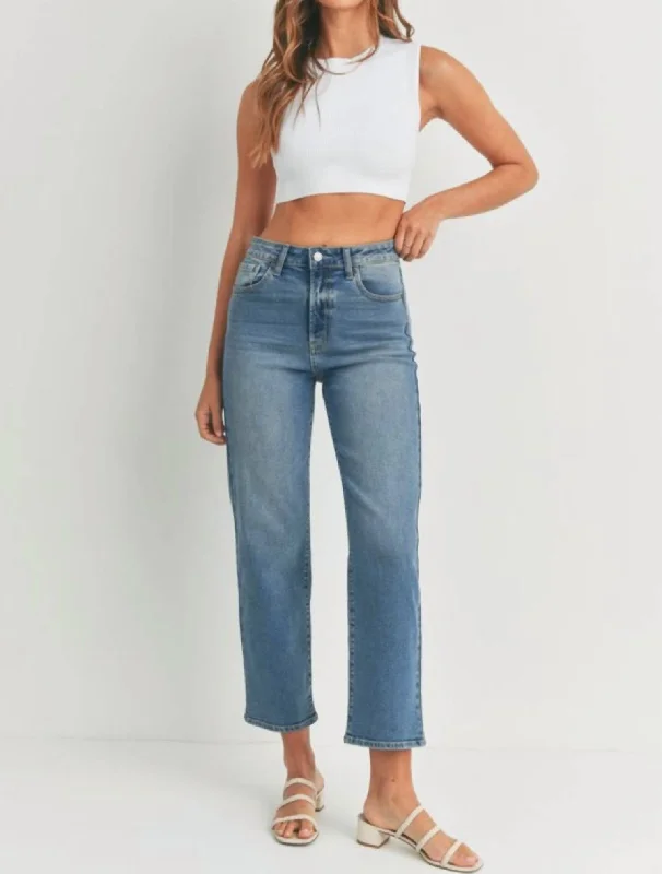 Price Rollback Vintage Straight Jean In Medium Denim