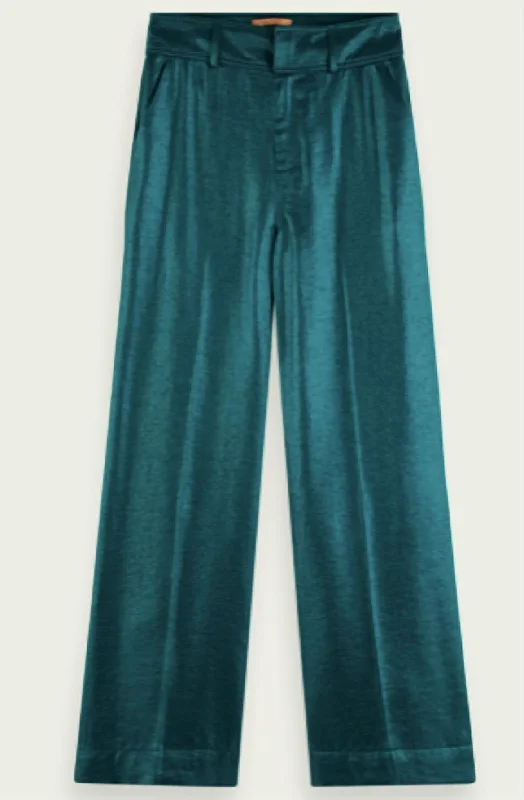Seasonal Clearance Wide Leg Pant In Emerald