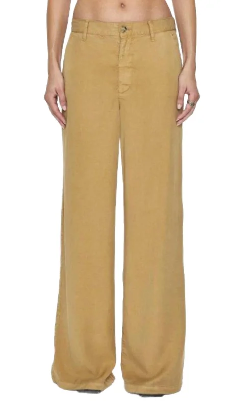 Huge Discounts Women's Jadyn Low Slung Palazzo Pants In Khaki