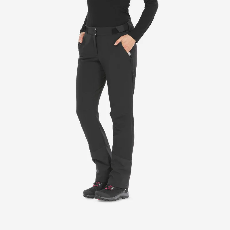 Women’s warm water-repellent ventilated hiking trousers - SH500 MOUNTAIN VENTIL