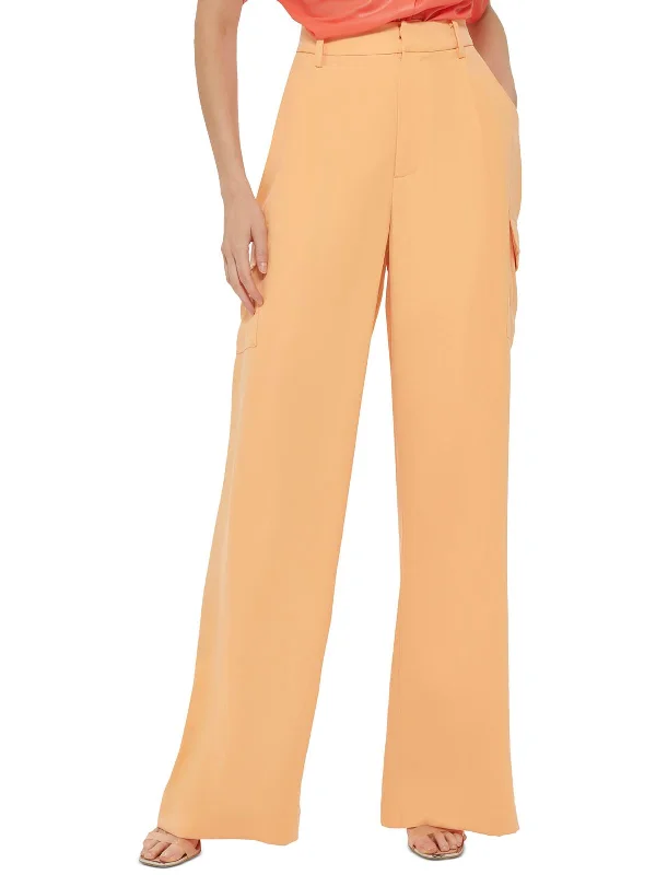 Blowout Sale Womens Wide Leg Utility Trouser Pants