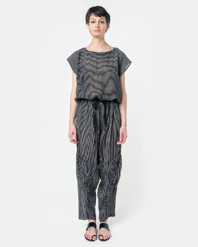 Today's Special Accomplice Jumpsuit in Black/White Stripe