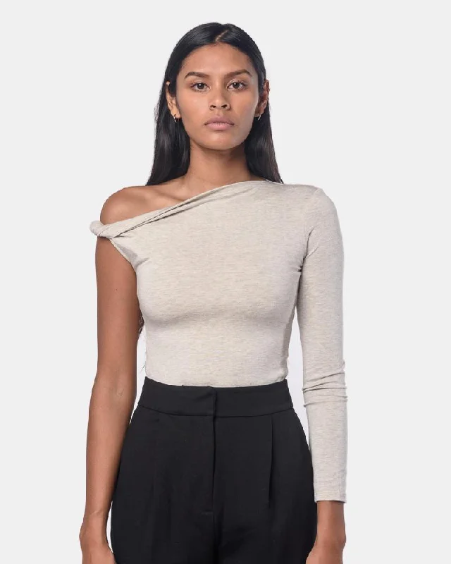 Markdowns Basho Bodysuit in Melange Dun