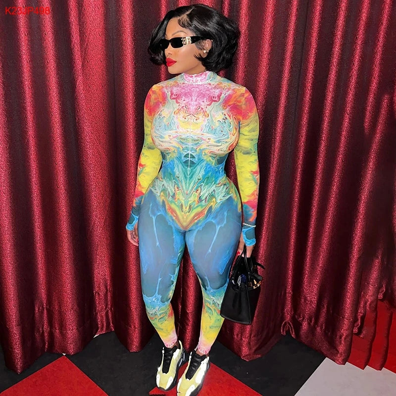 Deal Dash Bomblook K23JP498 Multi Print Invisible Zipper One Piece Jumpsuit Long Sleeve Jumpsuit Jumpsuit Scrubs Deal Dash Bomblook K23JP498 Multi Print Invisible Zipper One Piece Jumpsuit Long Sleeve Jumpsuit Jumpsuit Scrubs