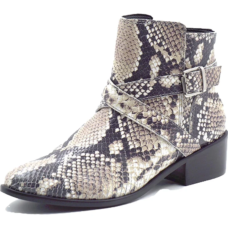 YEAR-End Clearance KAANAS Womens Albarola Leather Almond Toe Ankle Boots