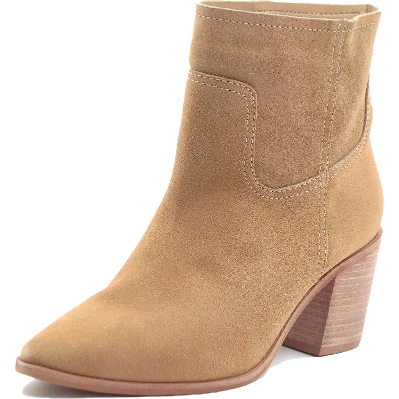 Big Savings KAANAS Womens Pigato Suede Pointed Toe Ankle Boots