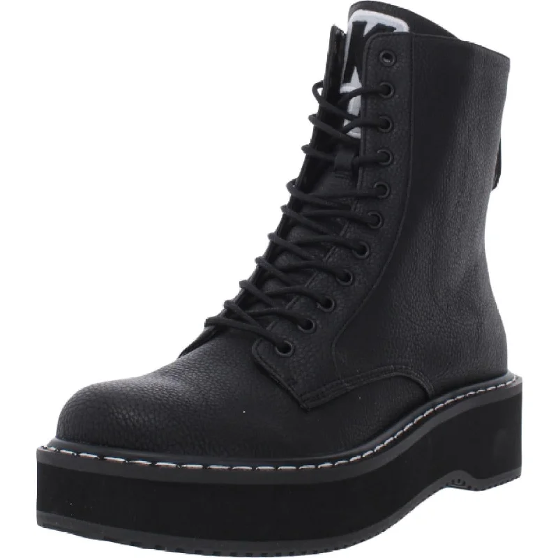 Super Sale Kendall + Kylie Hunt Women's Faux Leather Lace-Up Combat Boot