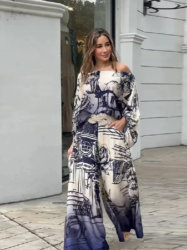 Buy Now Loose Shirt & Wide Leg Pants Sets