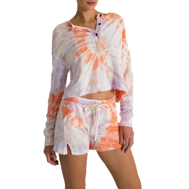 TIME-Limited Offer n:PHILANTHROPY Harleen Women's Cotton Blend Tie-Dye Print Cropped Sweatshirt TIME-Limited Offer n:PHILANTHROPY Harleen Women's Cotton Blend Tie-Dye Print Cropped Sweatshirt