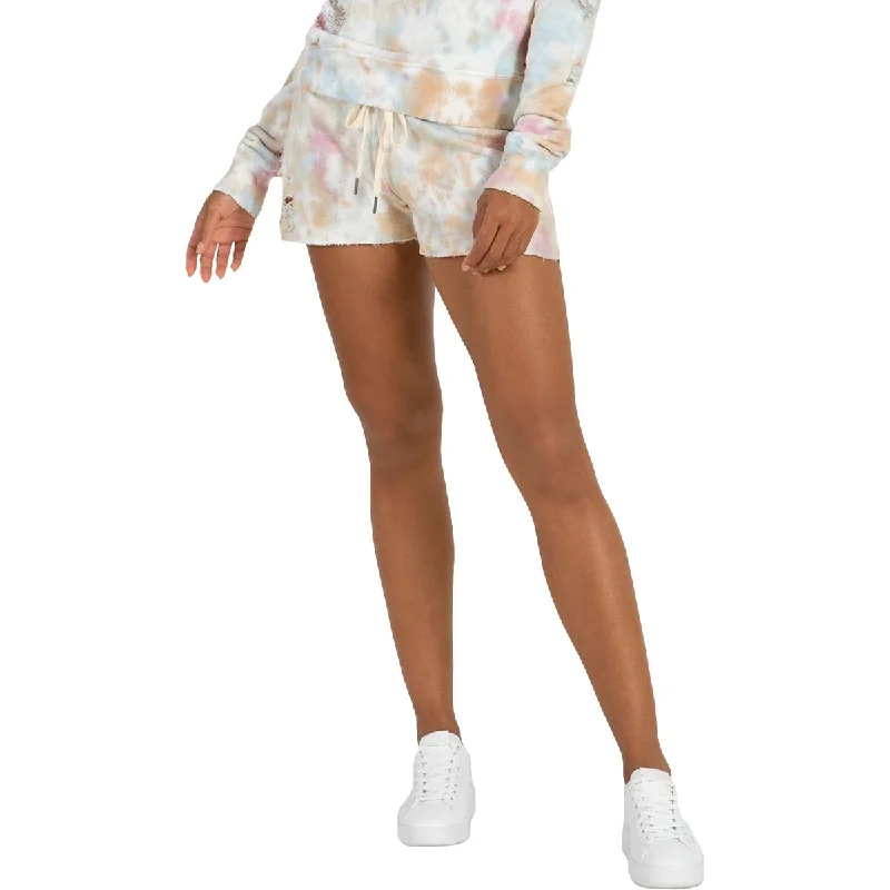 Blowout Deals n:PHILANTHROPY Womens Rum Distressed Comfy Casual Shorts